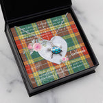 Sea Turtle Necklace Gift for My Beautiful Girlfriend Valentines Necklace Clan Buchanan Old Set Tartan Blue Turtle Necklace