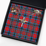 To My Beautiful Soulmate Necklace In Your Eyes I Have Found My Home Clan MacTavish Tartan Cross Dancing Necklace