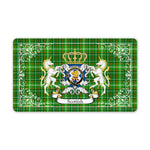 Doormat - Welcome Mat Scottish Forrester Hunting Tartan Door Mat, Plaid Doormat