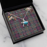 Sea Turtle Necklace To My Beautiful Soulmate Necklace In Your Eyes I Have Found My Home Clan Macdonald Tartan Blue Turtle Necklace