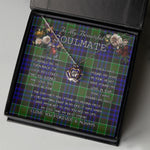 To My Beautiful Soulmate Necklace In Your Eyes I Have Found My Home Clan Newman Tartan Crown Pendant Necklace