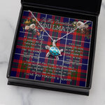 Sea Turtle Necklace To My Beautiful Soulmate Necklace In Your Eyes I Have Found My Home Clan Pennycook Tartan Blue Turtle Necklace