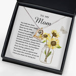 Love Dancing Necklace - Mom Necklace Gift - To My Mom - You Mean The World For All You Do Mother's Day Necklace