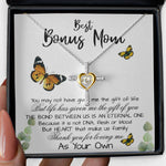 Cross Dancing Necklace - Stepmom Necklace, To My Bonus Mom Gift Neckalce, Thank For You Loving Me As Your Own