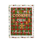 Personalized Gift Tartan Plaid Blanket Clan Callander With Christmas Cookie Baking Crew Christmas Gift Blanket, Plaid Blanket, Christmas Fleece Blanket, Christmas Blanket, Tartan Blanket, Scottish Blanket, Scotland Blanket, Family Name Blanket, Custom Blanket, Personalized Blanket