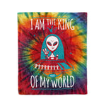 Scotstee Shop - Scotstee Shop Blanket Alien King Tie Dye Hippie Fleece Blanket