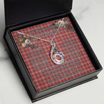 To My Beautiful Soulmate Necklace In Your Eyes I Have Found My Home Clan Pennington Tartan Rising Phoenix Necklace