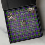 To My Beautiful Soulmate Necklace In Your Eyes I Have Found My Home Clan Cameron Tartan Crown Pendant Necklace