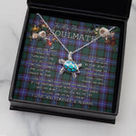 Sea Turtle Necklace To My Beautiful Soulmate Necklace In Your Eyes I Have Found My Home Clan Hunter Tartan Blue Turtle Necklace
