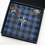 To My Beautiful Soulmate Necklace In Your Eyes I Have Found My Home Clan MacKay Blue Tartan Cross Dancing Necklace