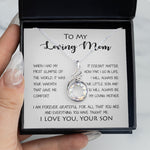Rising Phoenix Necklace - To My Loving Mom - Your Warmth Gve Me Comfort Mother's Day Gift Necklace Form Son