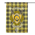 House Flag - Barclay Irish Shield Celtic Cross Tartan Garden Flag St Patrick's Day Garden Flag