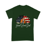Vintage USA Best Basset Hound Dad Ever American Flag 4th Of July Shirt - Scotstee Shop