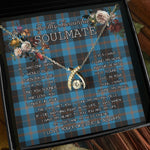 To My Beautiful Soulmate Necklace In Your Eyes I Have Found My Home Clan Garden Tartan Wishbone Dancing Necklace