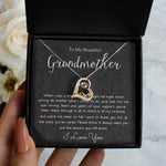 Love Dancing Necklace - Grandmother Necklace, To My Beautiful Grandmother Necklace, Mother's Day Gift For Grandma Grandmother, Thank You