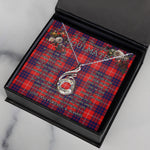 To My Beautiful Soulmate Necklace In Your Eyes I Have Found My Home Clan Hamilton Tartan Rising Phoenix Necklace