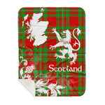 Sherpa Blanket - Tartan Blanket Thistle and Lion Scottish Clan Peter Plaid Blanket, plaid sherpa blanket queen,purple sherpa blanket,queen sherpa blanket,queen size sherpa blanket,red sherpa blanket,scottish tartan blankets,sherpa blanket,sherpa christmas blanket