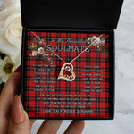 To My Beautiful Soulmate Necklace In Your Eyes I Have Found My Home Clan Ramsay Red Tartan Forever Love Necklace