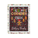 Personalized Gift Tartan Plaid Blanket Clan Lindsay Modern With Christmas Cookie Baking Crew Christmas Gift Blanket, Plaid Blanket, Christmas Fleece Blanket, Christmas Blanket, Tartan Blanket, Scottish Blanket, Scotland Blanket, Family Name Blanket, Custom Blanket, Personalized Blanket