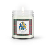 Soy Wax Candle - Buffalo Plaid Candle Cumming Hunting Modern Family Crest Tartan Plaid Soy Wax Candle, oil candle, candle handmade, wax candle, soy wax, nature wax, natural soy wax, natural soy candles, natural candle