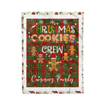 Personalized Gift Tartan Plaid Blanket Clan Cumming Modern With Christmas Cookie Baking Crew Christmas Gift Blanket, Plaid Blanket, Christmas Fleece Blanket, Christmas Blanket, Tartan Blanket, Scottish Blanket, Scotland Blanket, Family Name Blanket, Custom Blanket, Personalized Blanket