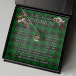 To My Beautiful Soulmate Necklace In Your Eyes I Have Found My Home Clan Kinloch Tartan Crown Pendant Necklace