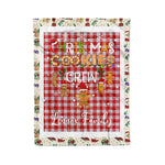 Personalized Gift Tartan Plaid Blanket Clan Lennox Dress With Christmas Cookie Baking Crew Christmas Gift Blanket, Plaid Blanket, Christmas Fleece Blanket, Christmas Blanket, Tartan Blanket, Scottish Blanket, Scotland Blanket, Family Name Blanket, Custom Blanket, Personalized Blanket