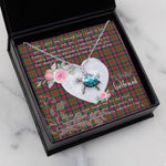 Sea Turtle Necklace Gift for My Beautiful Girlfriend Valentines Necklace Clan Graham Red Tartan Blue Turtle Necklace