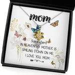 Sunflower Pendant Necklace - Mom Necklace Gift -Love You Always And Forever - Mother's Day Gift