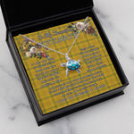 Sea Turtle Necklace To My Beautiful Soulmate Necklace In Your Eyes I Have Found My Home Clan Houston Tartan Blue Turtle Necklace