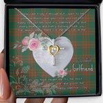 Gift For My Beautiful Girlfriend Necklace Valentine Necklace Clan Menzies Green Ancient Tartan Cross Dancing Necklace Scottish Tartan Jewelry