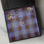 To My Beautiful Soulmate Necklace In Your Eyes I Have Found My Home Clan Rutherford Tartan Crown Pendant Necklace