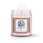 Soy Wax Candle - Buffalo Plaid Candle Clan Badge Bruce Ancient Tartan Plaid Soy Wax Candle, oil candle, candle handmade, wax candle, soy wax, nature wax, natural soy wax, natural soy candles, natural candle