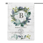 Scotstee Shop - Personal Name Monogram Clan Byres Tartan Garden Flag Family Name Scottish