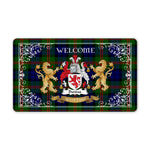 Doormat - Tartan Door Mat The Family Dundas Welcome Mat, Plaid Doormat Scottish