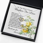 Cross Dancing Necklace - Mother-In-Law Necklace, Thank You To Mother-In-Law Necklace Gift