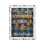 Products Personalized Gift Tartan Plaid Blanket Clan Garden With Christmas Cookie Baking Crew Christmas Gift Blanket, Plaid Blanket, Christmas Fleece Blanket, Christmas Blanket, Tartan Blanket, Scottish Blanket, Scotland Blanket, Family Name Blanket, Custom Blanket, Personalized Blanket