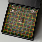 To My Beautiful Soulmate Necklace In Your Eyes I Have Found My Home Clan MacMillan  Tartan Crown Pendant Necklace