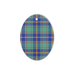 US Marine Tartan Oval Ornaments, Christmas Tree Ornament, Plaid Christmas Ornaments, Ceramic Oval Christmas Tree Decoration, Tartan Oval Ornaments, Christmas Tree Ornament, Plaid Christmas Ornaments, Ceramic Oval Christmas Tree Decoration