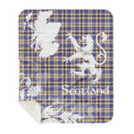Sherpa Blanket - Tartan Blanket Thistle and Lion Scottish Clan Hannay Grey Plaid Blanket, plaid sherpa blanket queen,purple sherpa blanket,queen sherpa blanket,queen size sherpa blanket,red sherpa blanket,scottish tartan blankets,sherpa blanket,sherpa christmas blanket