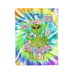 Scotstee Shop - Scotstee Shop Blanket Alien Dreams Rainbow Hippie Fleece Blanket