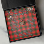 To My Beautiful Soulmate Necklace In Your Eyes I Have Found My Home Clan MacPhee Tartan Crown Pendant Necklace
