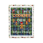 Personalized Gift Tartan Plaid Blanket Clan Watson Ancient With Christmas Cookie Baking Crew Christmas Gift Blanket, Plaid Blanket, Christmas Fleece Blanket, Christmas Blanket, Tartan Blanket, Scottish Blanket, Scotland Blanket, Family Name Blanket, Custom Blanket, Personalized Blanket
