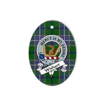 Wishart Scottish Clan Badge Plaid Ornament Gift. Christmas Tree Ornament Wishart Tartan Ornament,  ceramic ornament, personalized christmas ornaments, christmas tree ornaments, christmas door decorations, Plaid Ornament, Tartan Ceramic Ornament