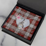 Rising Phoenix Necklace - Valentine Necklace Clan MacFie Tartan Gift for Girlfriend, Gift for My Wife Rising Phoenix Necklace
