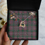 To My Beautiful Soulmate Necklace In Your Eyes I Have Found My Home Clan MacFarlane Tartan Forever Love Necklace