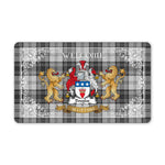 Doormat - Tartan Door Mat The Family Douglas Grey Modern Welcome Mat, Plaid Doormat Scottish