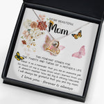 Love Dancing Necklace - Mom Necklace Gift - To My Mom - Twists & Turns Gift Set Mom Necklace