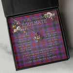 To My Beautiful Soulmate Necklace In Your Eyes I Have Found My Home Clan Montgomery Tartan Crown Pendant Necklace