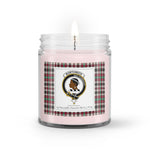 Soy Wax Candle - Buffalo Plaid Candle Clan Crest Badge Borthwick Ancient Tartan Plaid Soy Wax Candle, oil candle, candle handmade, wax candle, soy wax, nature wax, natural soy wax, natural soy candles, natural candle